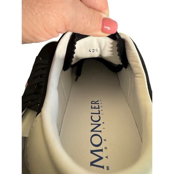 Moncler NIB Monaco M Suede Sneakers in Black Size 42.5 - Picture 11 of 14